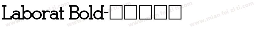 Laborat Bold字体转换